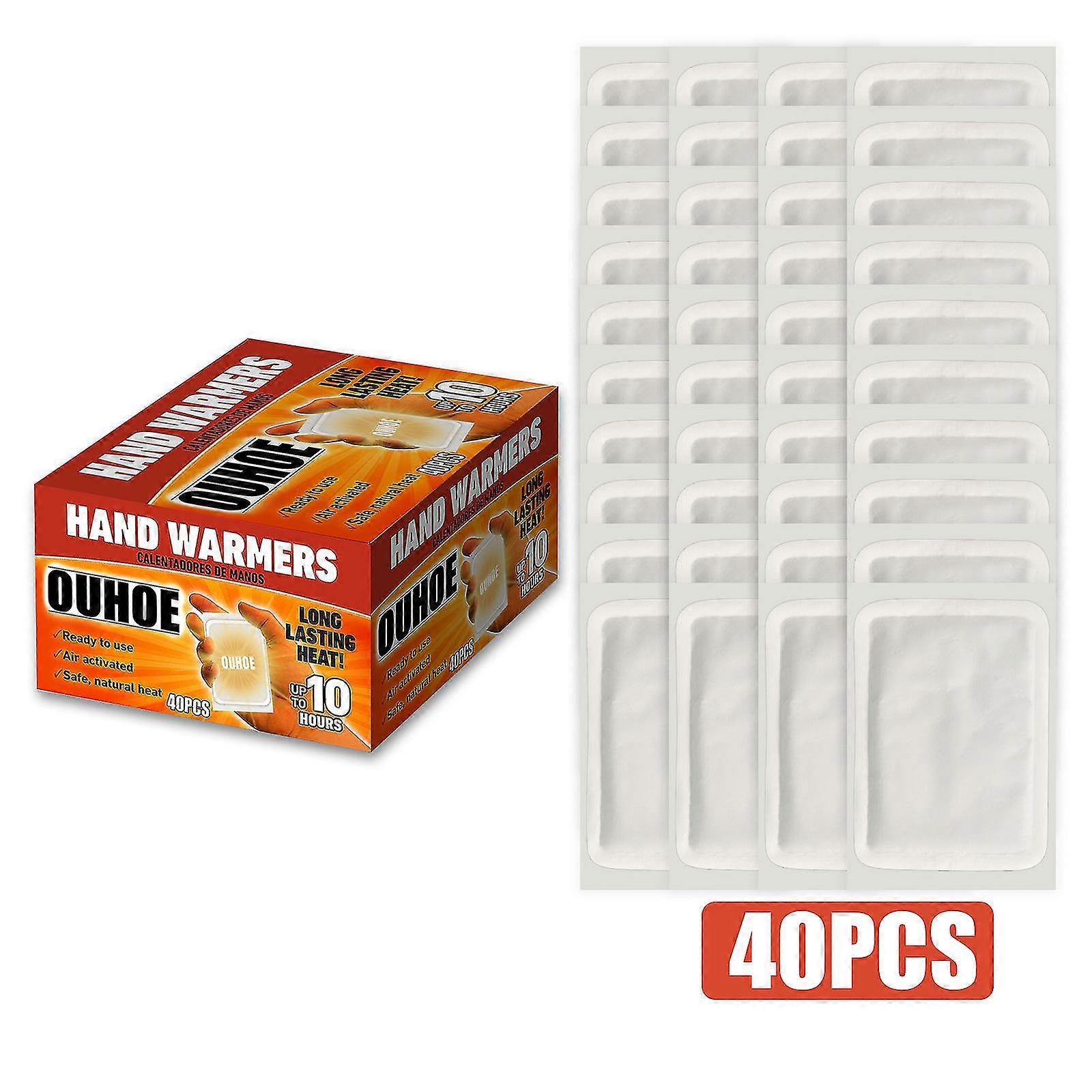 Disposable Hand Toe  Warmer Long Lasting Safe Natural Odorless, 40pcs