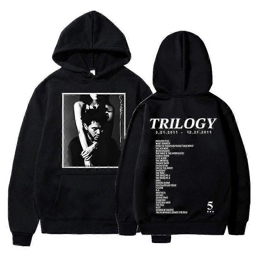 The Weeknd Trilogy موسيقى جرافيك هوديي قميص توب