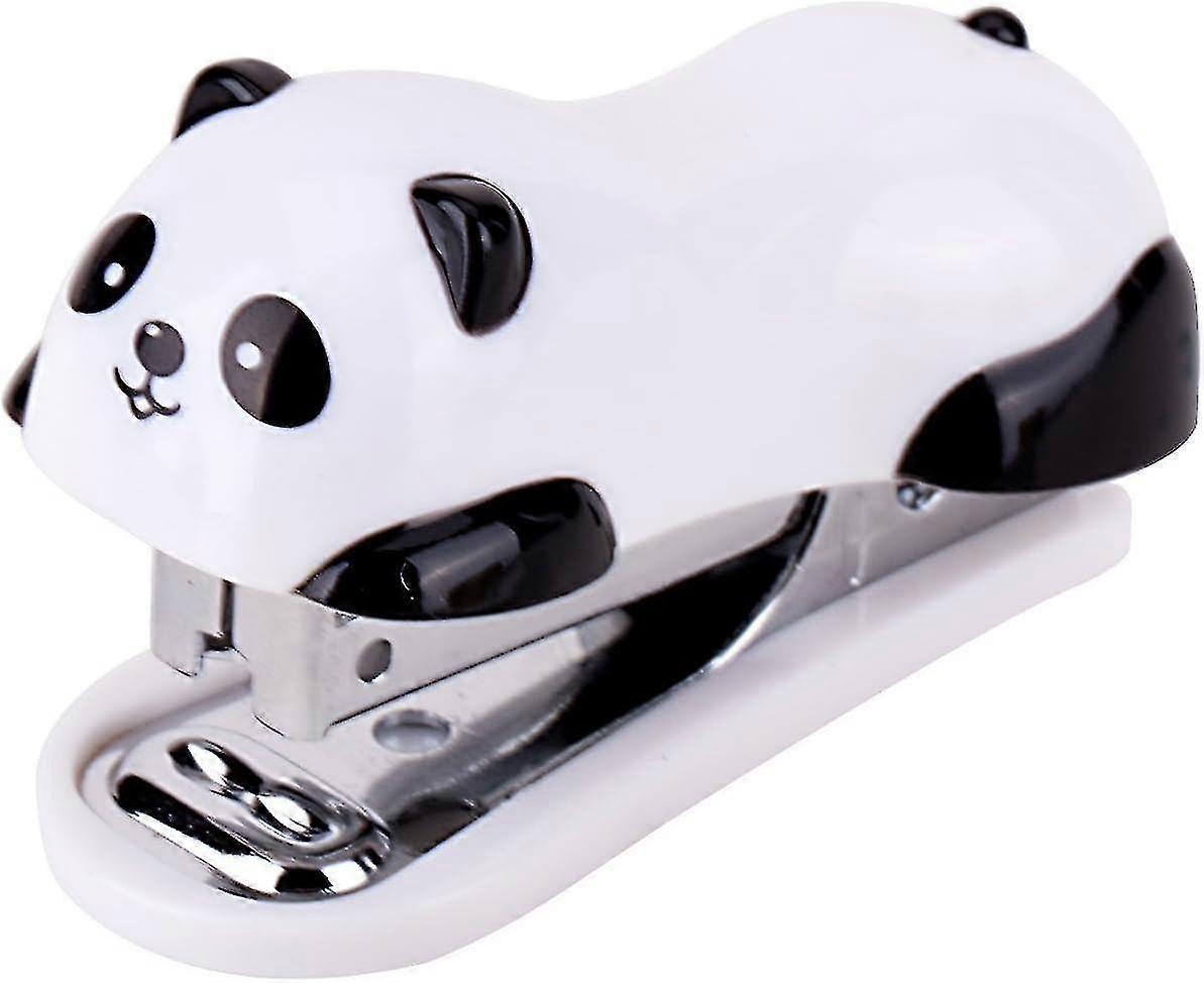 Mini Cartoon Panda Stapler Set For Student Use Office Desktop Stationery - PR