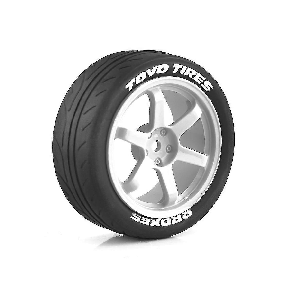 4Pcs RC Car Tires – Rubber Tyre Wheels For MN & WPL Models, High Wear Resistance & Shock Absorption