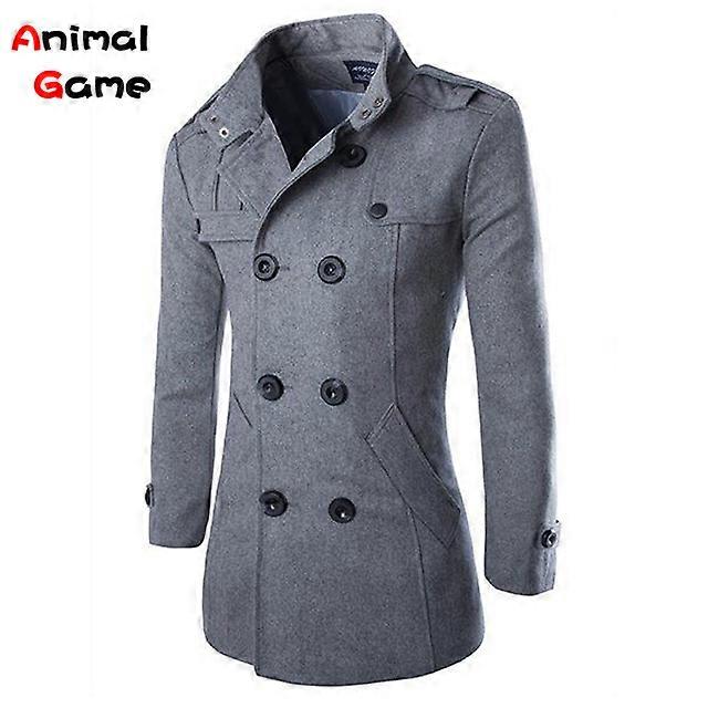 vinterkappa koreanskt mode höst/vinter ull casual ullkappor för kvinnor plus storlek herrjackor 2024 man herrkläder hane