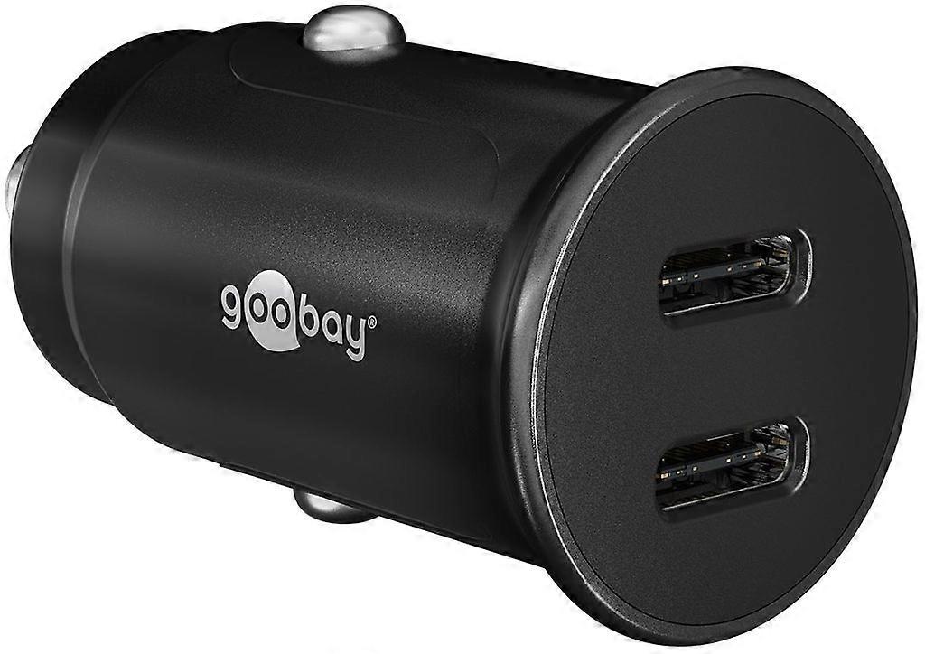 Încărcător rapid auto Goobay 2xUSB-C PD 30W