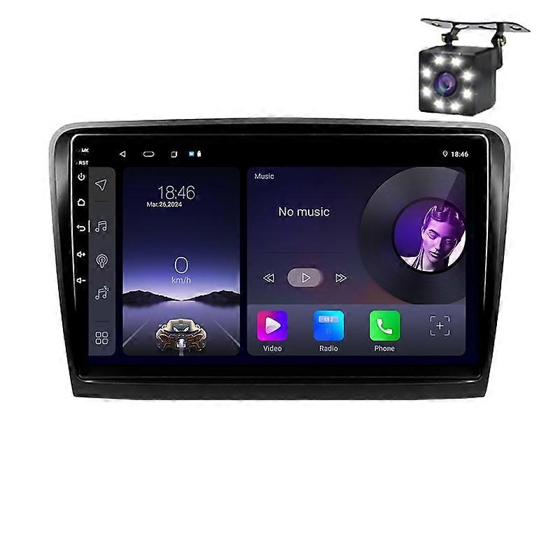 Car Radio Carplay For Skoda Superb 2 B6 2008 - 2015 Navigation Wireless Android Auto