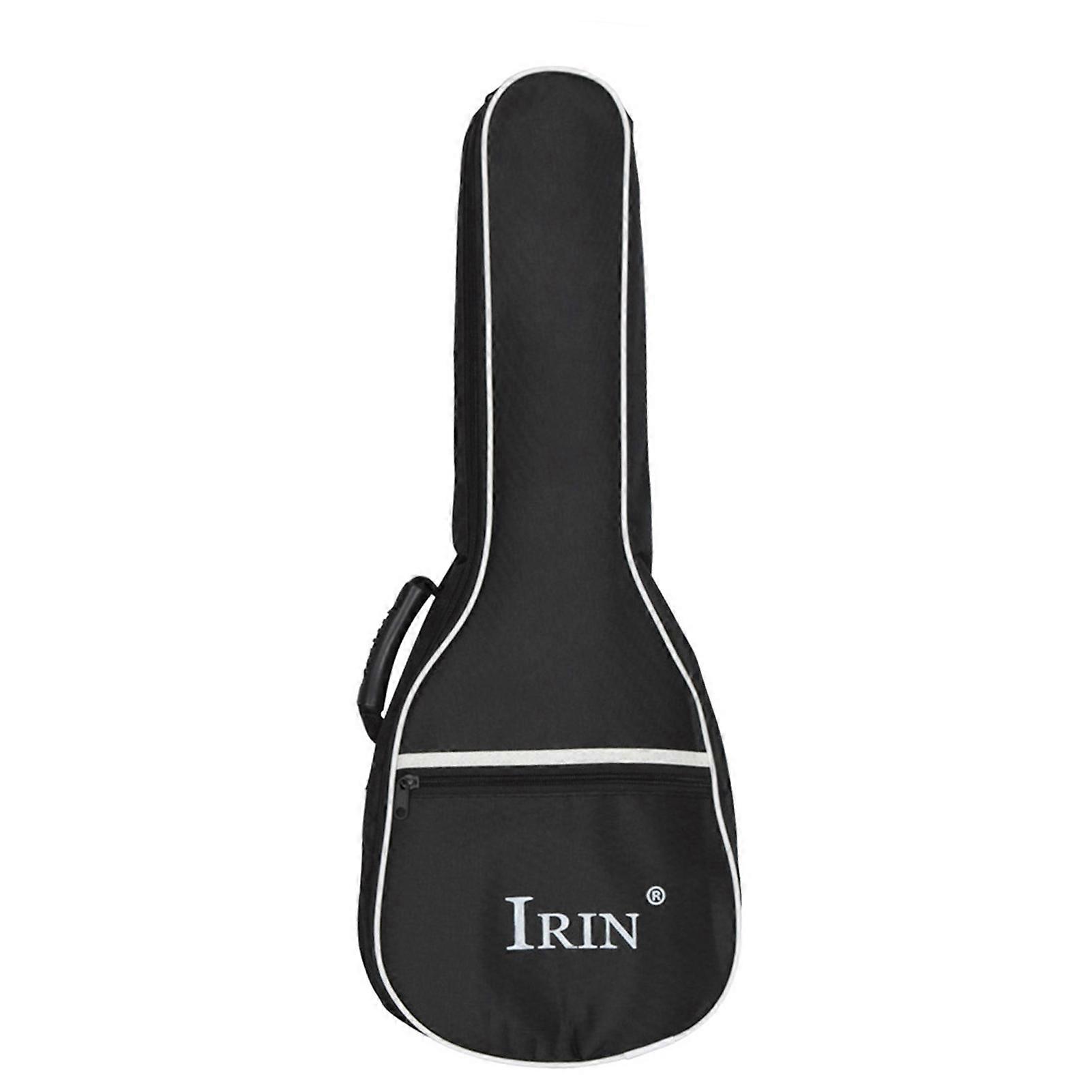 IRIN 26 Ukulele Case Waterproof Gig Bag with Adjustable Dual Shoulder Straps Outside Pocket Shockproof Backpack for Ukulele Guitar