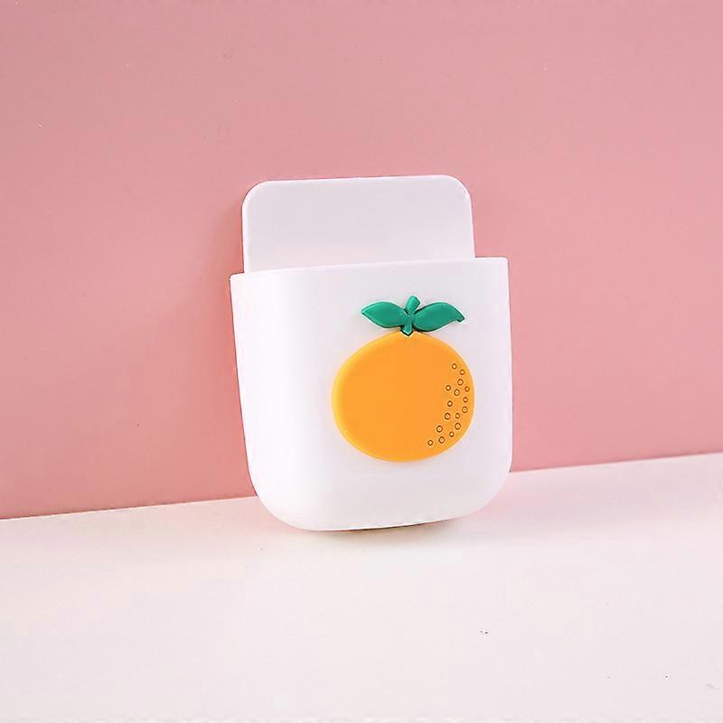 Cute Wall Mount Remote Control Punch-free Storage Box Holder For Table Bedroom Wall Nightstand