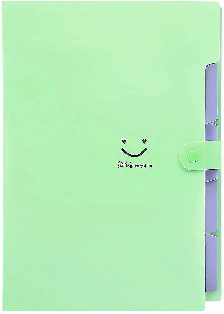 A4 Format Document Sorter In Polypropylene (pp) With 5 Waterproof Compartments