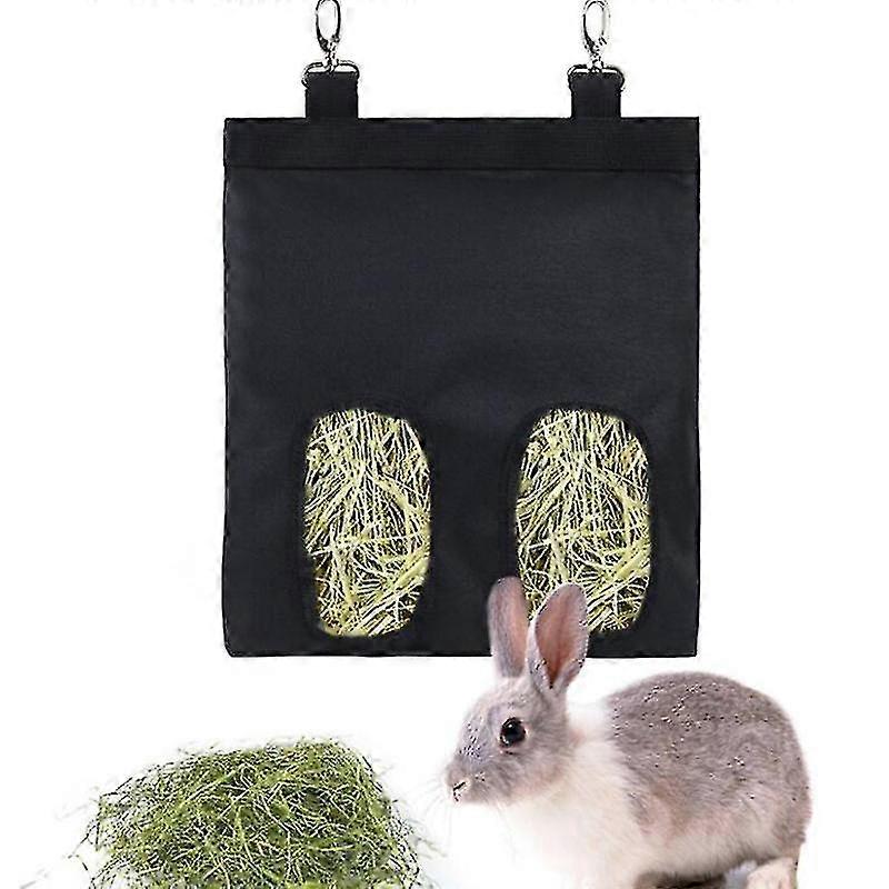 Guinea Pig Hay Bag Rabbit Feeding Bag Small Animal Hay Feeder Bag Hanging Feeder Sack For Rabbit Guinea Pig Chinchilla Hamsters Small Animals H