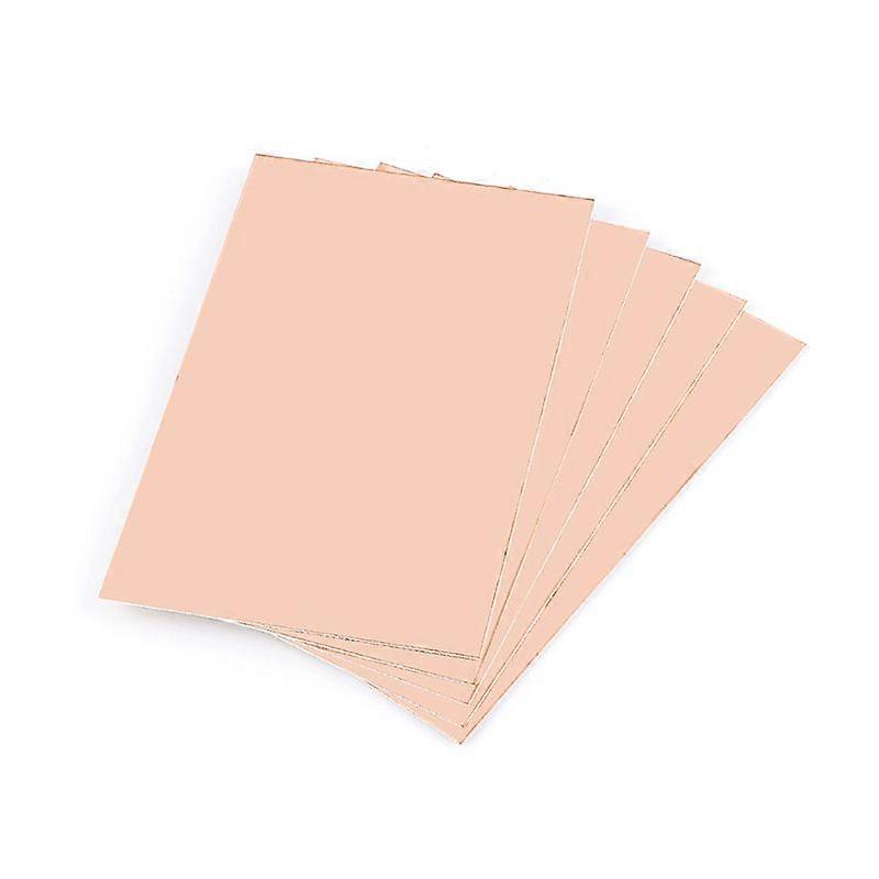 5 Pcs 10x15cm CCL Single Side PCB Copper Clad Laminate Board Epoxy Material