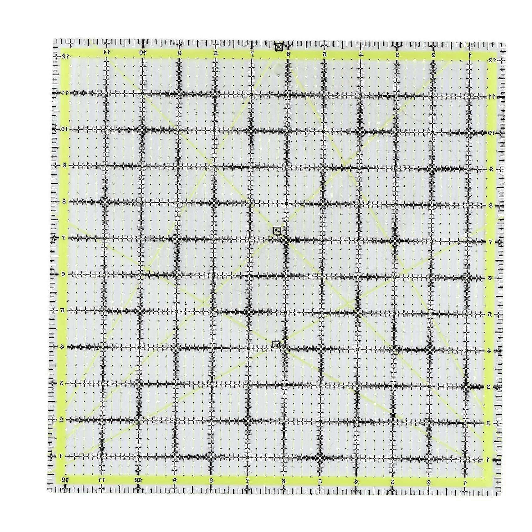 4pcs Quilting Ruler Square Quilting Ruler Fabric Cutting Ruler Clear