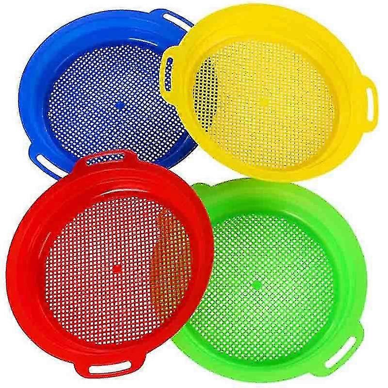 Children's Beach Toy Set Mesh Sieve Sand Play Sand Dredging Tools 4-pack