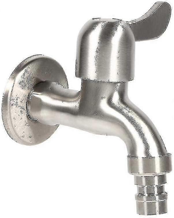 Garden Faucet 304 Stainless Steel Outside Wall Mounted Water Faucet Heavy Duty Durable In Use(g 1/2' )