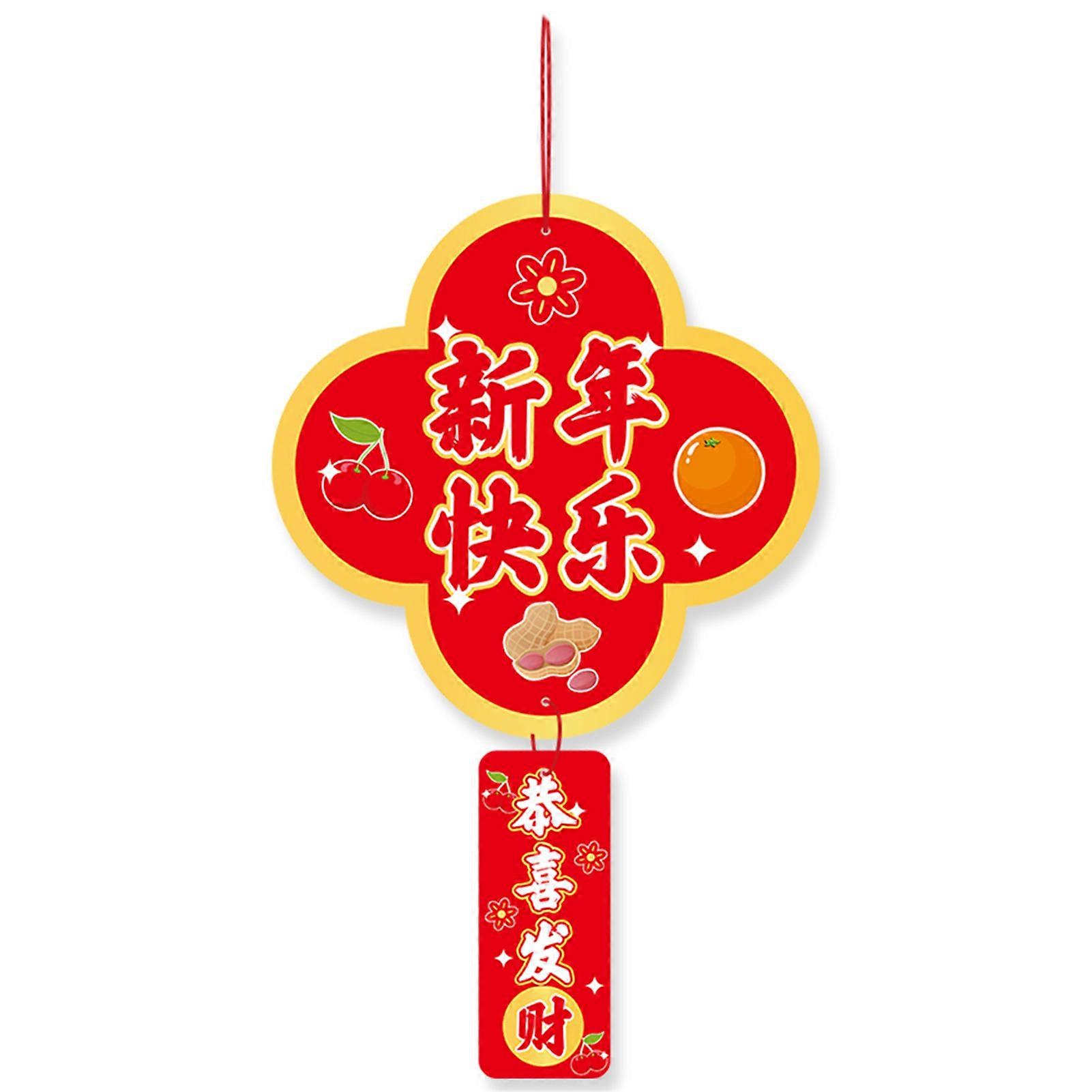 New Year Pendant 2024 Dragon Year Spring Festival Hanging Ornament Pendant for Home Office Decoration