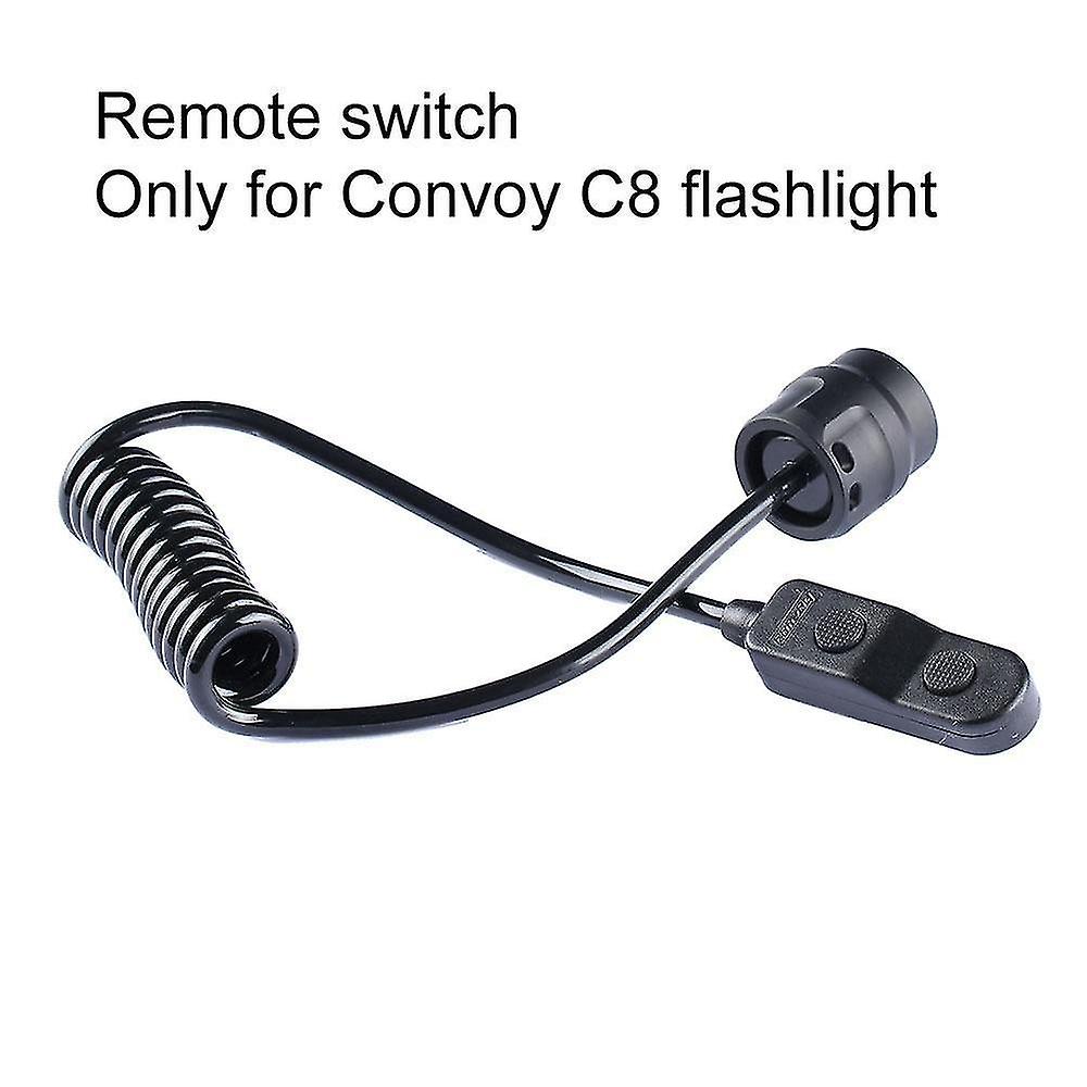 Flashlight Accessories Remote Switch With Convoy C8 Tail Suitable For C8 And C8+