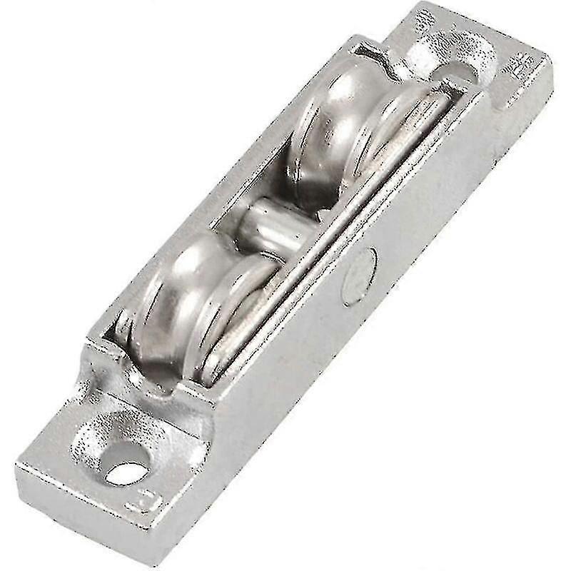 12mm محاور معدنية لانزلاق عجلات نافذة مزدوجة عجلة بكرة