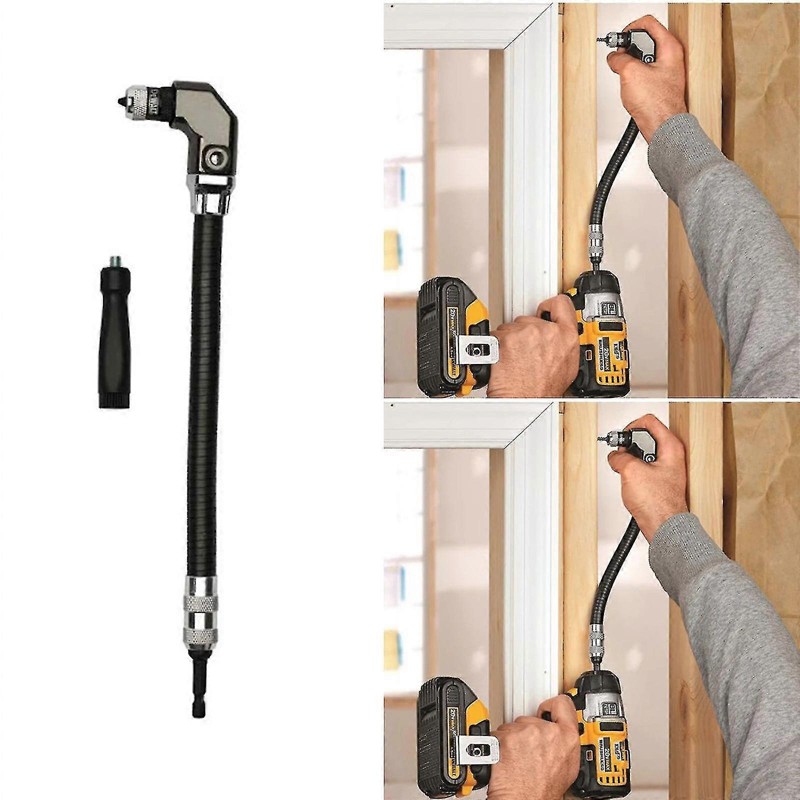 Utton Tools 1/4 Hex Flexible Right Angle Drill / Driver Attachment Woodworking
