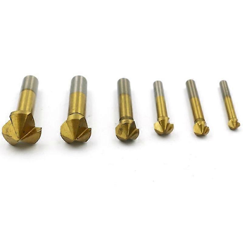 3 Flute 90 Degree Conical End Mill Titanium Coated