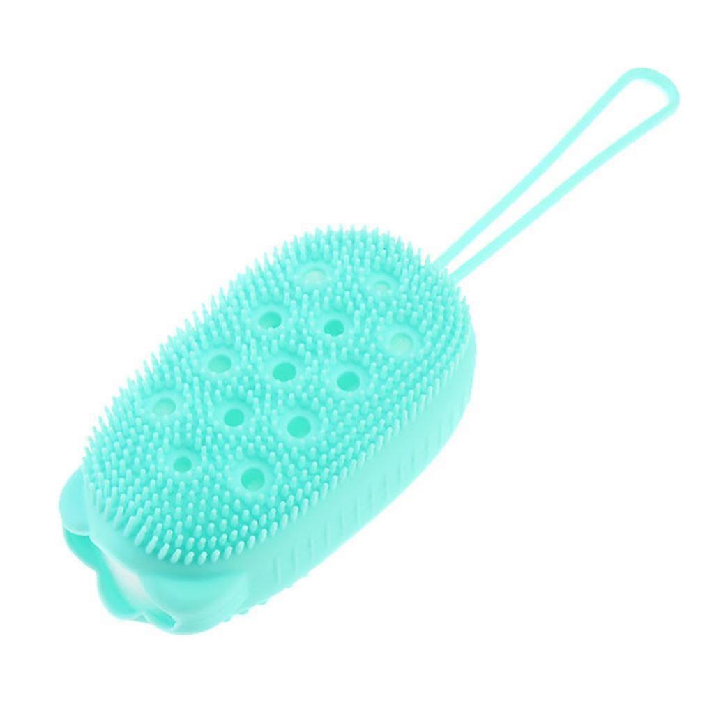 Quick Foaming Bath Brush Bathroom Soft Silicone Rubbing Massage Bubble Bathbrush Q