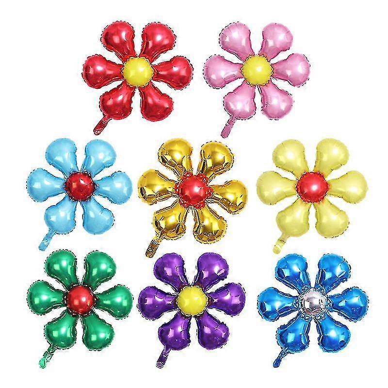 8pcs Flower Shape Balloons