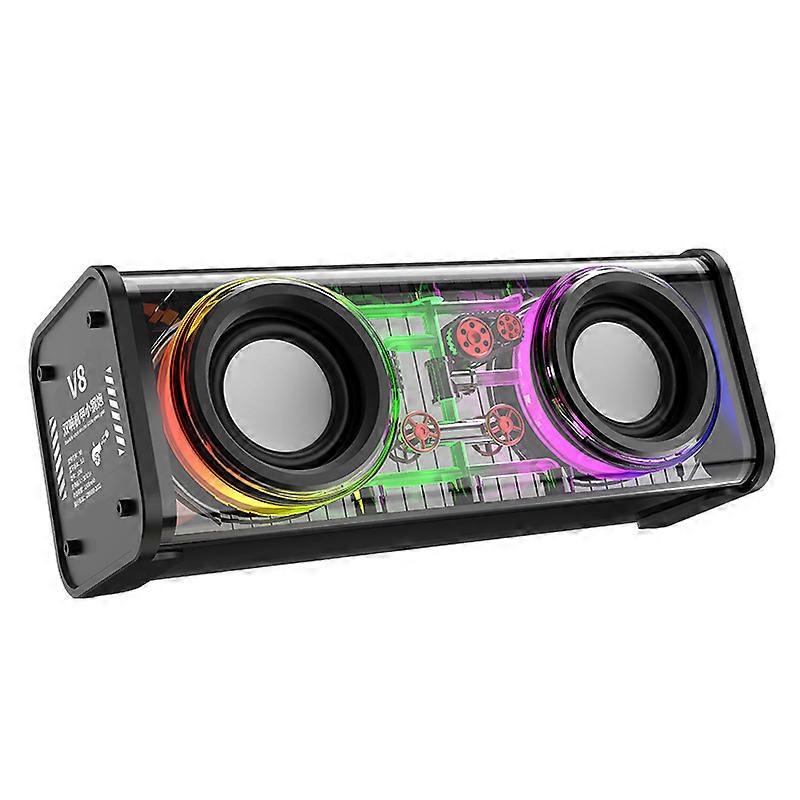 Bluetooth sound dazzling light double speakers high volume Bluetooth speaker