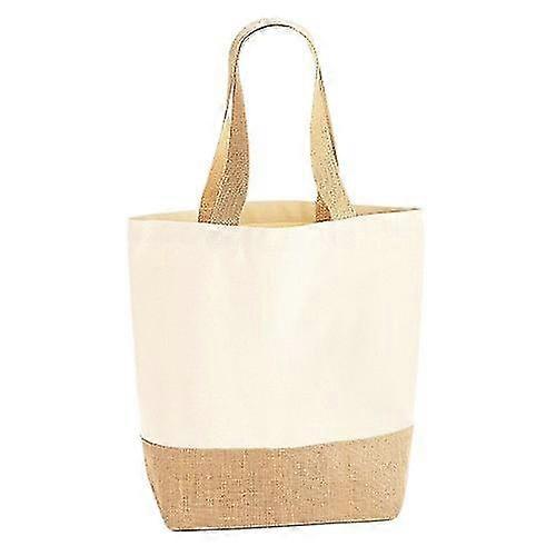 Jute Canvas Shopper Väska