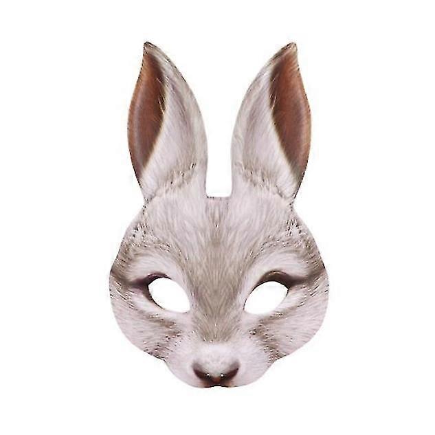 Halloween Rabbit Mask Easter Carnival Party Masquerade Eva Half Face Rabbit Mask Multi-color Optional