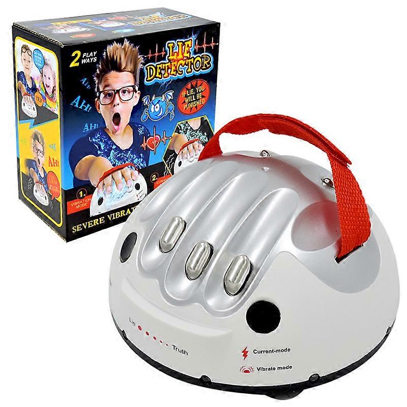Wiuo Light Lie Detector Electric Shock Liar Micro Electric Shock Lie Detector Test Truth Game Toy Size 1