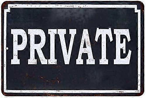 Jogo Privado Refúgio Vintage Retro Reprodução Presente 8x12 polegadas OU 12x16 polegadas High Gloss Metal Mode 52