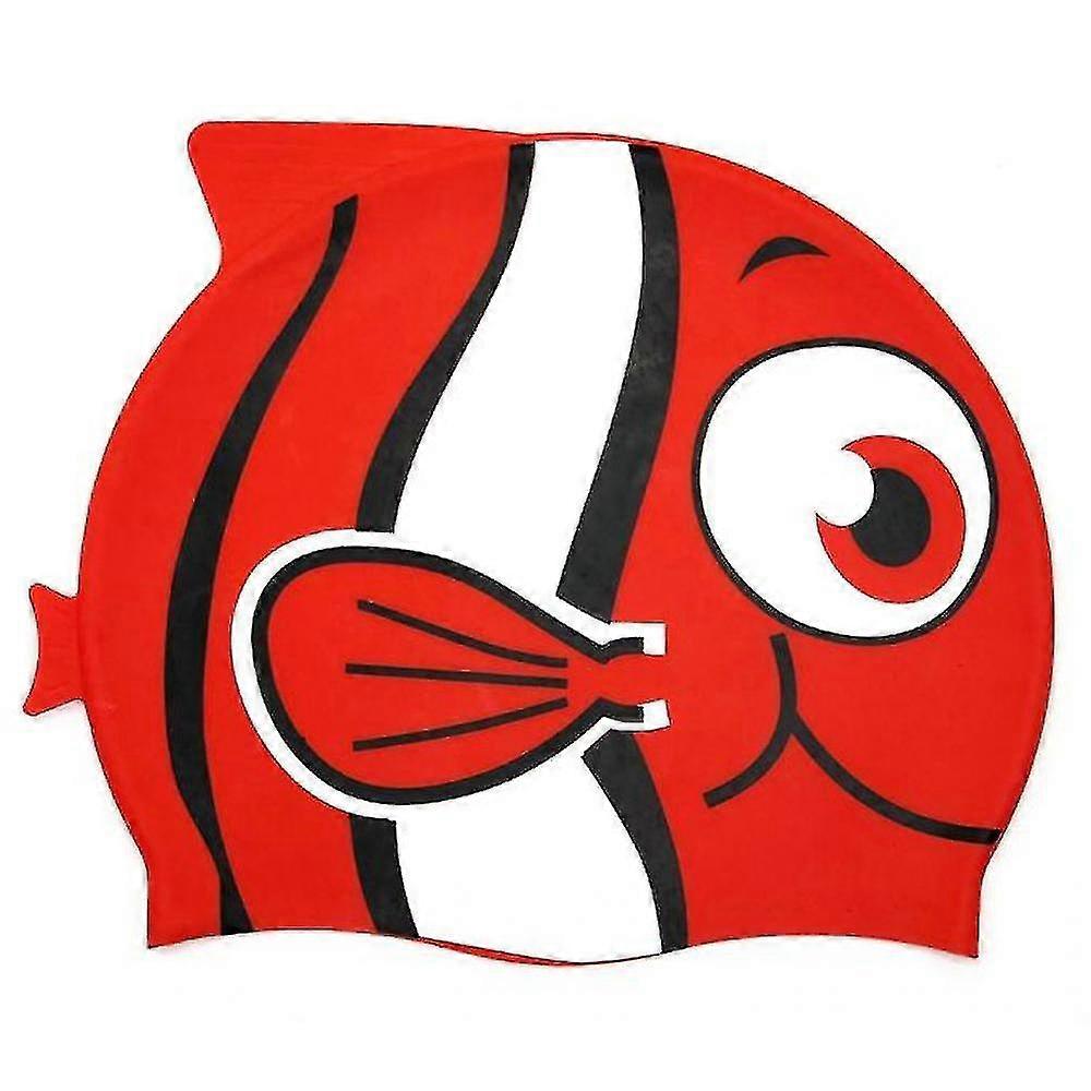Children'S Silicone Cartoon Swimming Cap