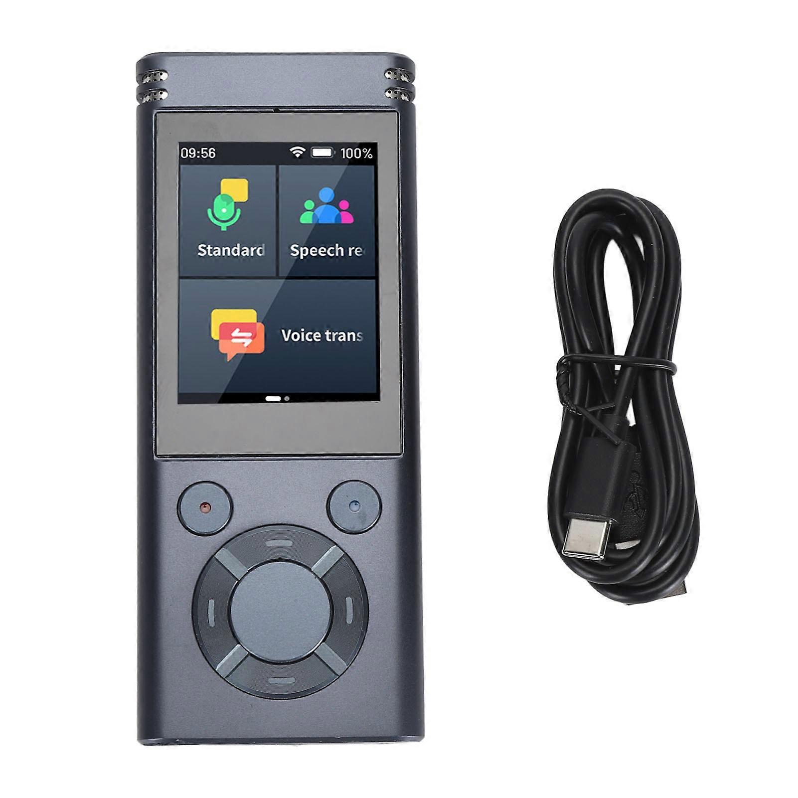 Voice Translator Online 138 Languages 2.4 Inch Touchscreen Support WiFi Offline 2 Way Translation Device for Travel Study