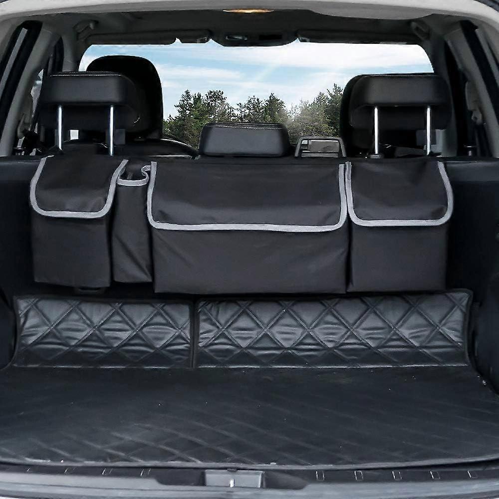 Car Organizer and Trunk Storage - Maximizing Rear Seat Cargo Space