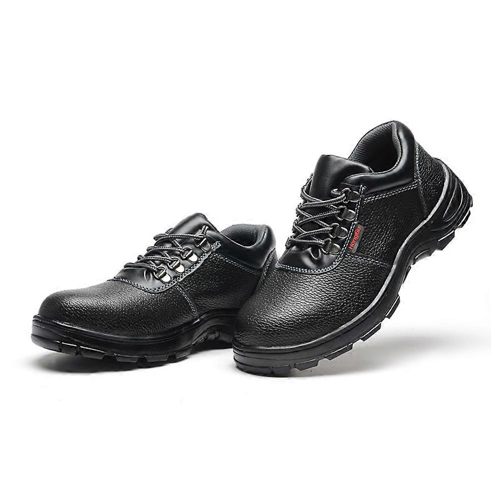 Work Safety Leather Smash-proof Shoes