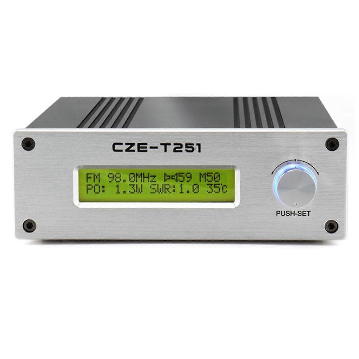 CZE-T251 Long Coverage FM Broadcast Transmitter 25W 25 Watts for Car Radio Station Equipments
