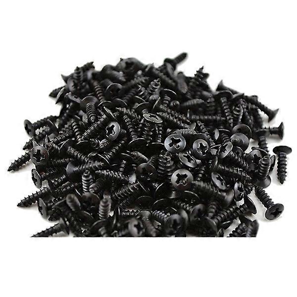 100pcs Black Guitar Pickguard Screws For Strat/Tele Electric Guitar