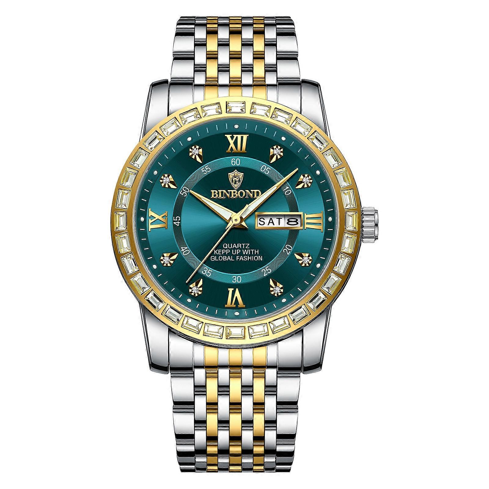 BINBOND B2202 Watch Inter-gold-Green