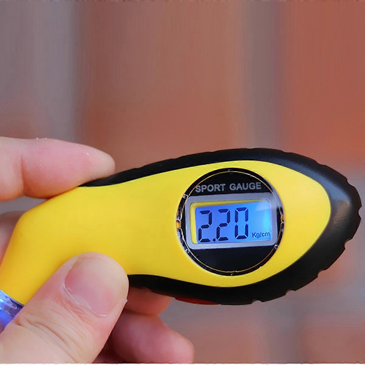 Handhold Tire Pressure Checker Digital Tire Pressure Gauge for Car Bike Motorcycle LED Screen Display