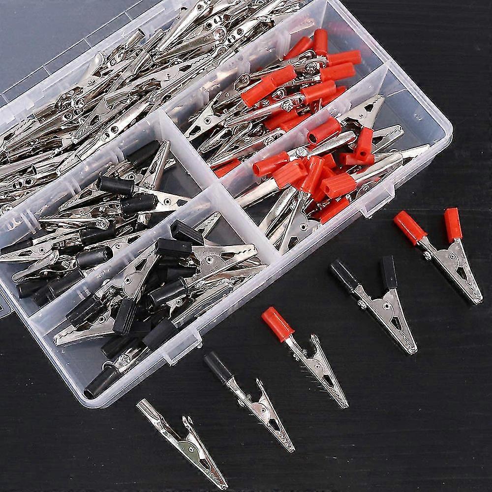 Plastic Handle Test Probe Heavy-duty Insulated Electrical Test Alligator Clip