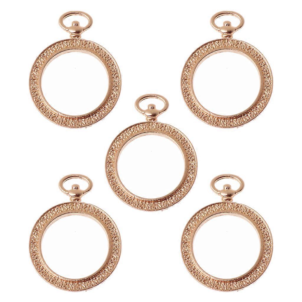 5 قطع ستيريو جيب ووتش الإطار سبائك قالب مربع شكل قوالب DIY صب العفن