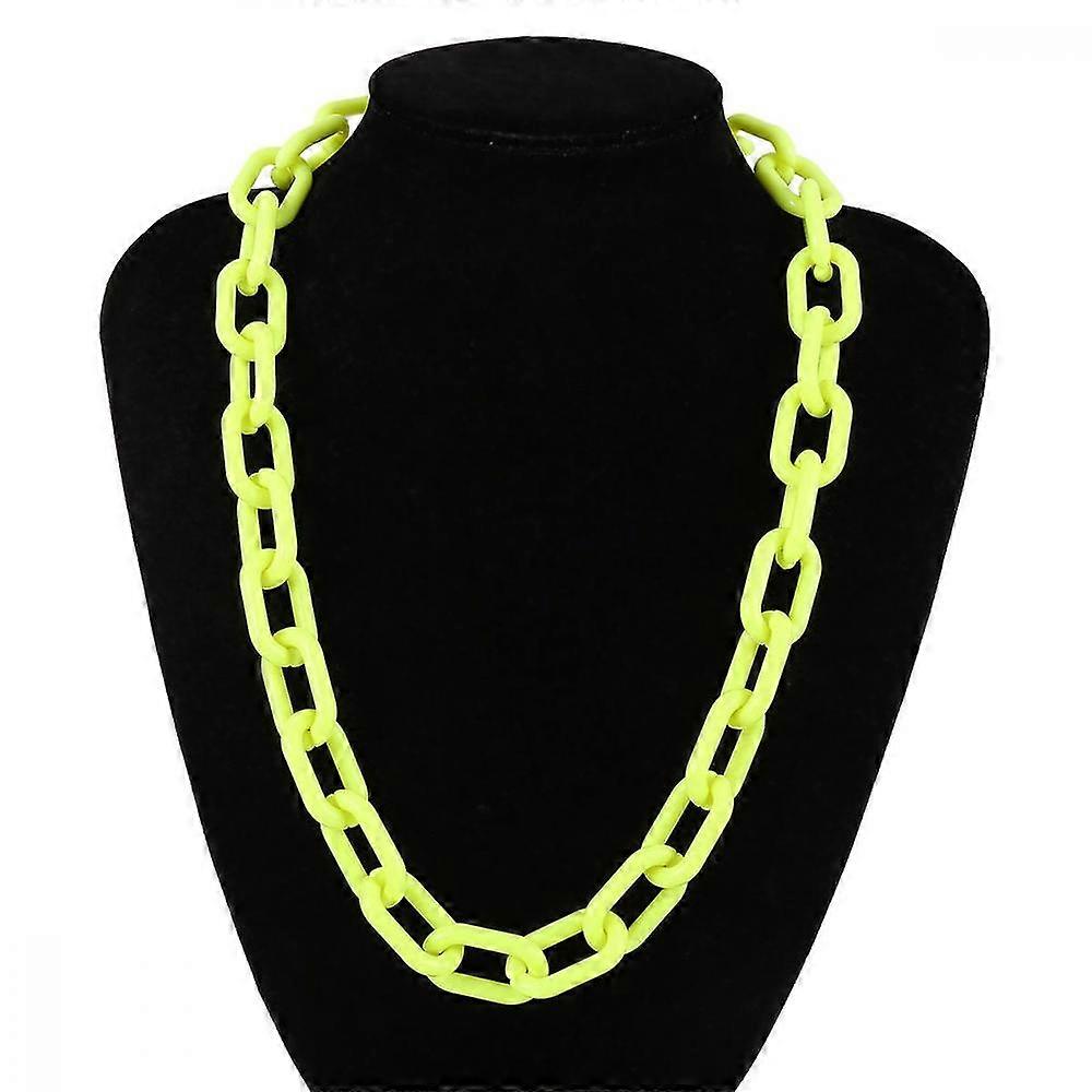Akrylowy naszyjnik wisiorki przesadna geometria choker dla kobiet 24 w [OX