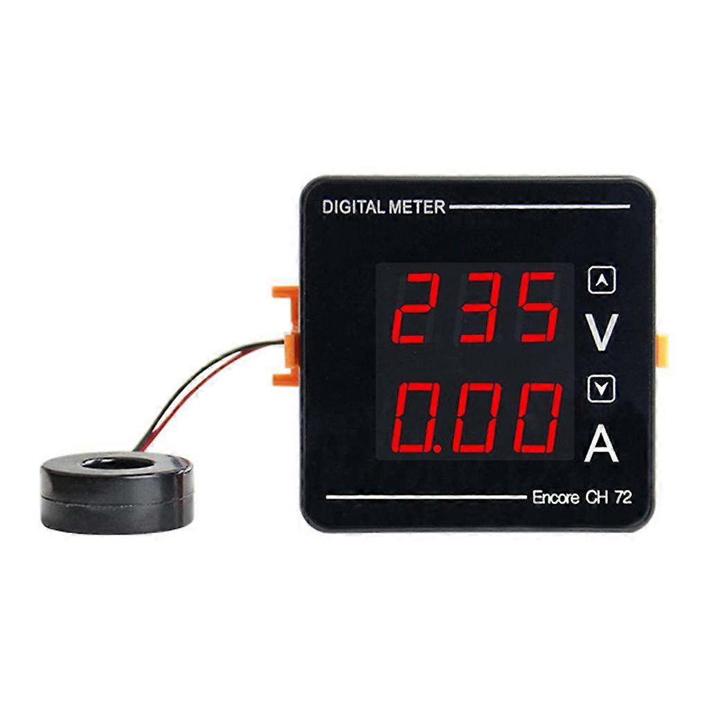 Digital Voltage Current Meter Gauge LED Amp Volt- Meter Voltmeter Ampermeter