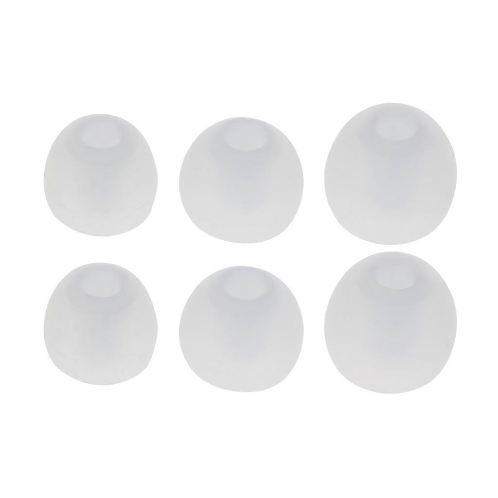 1Set Soft Silicon Eartips with 3.8mm Connector Hole, Fit Most in-Ear Earbuds