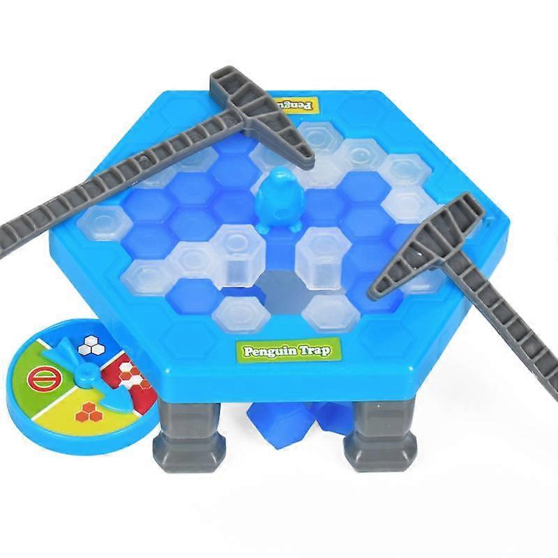 HOT! Mini Penguin Trap Parent-child Interactive Entertainment Indoor Board Game Toys For Kid Family Break Ice Block Save Penguin