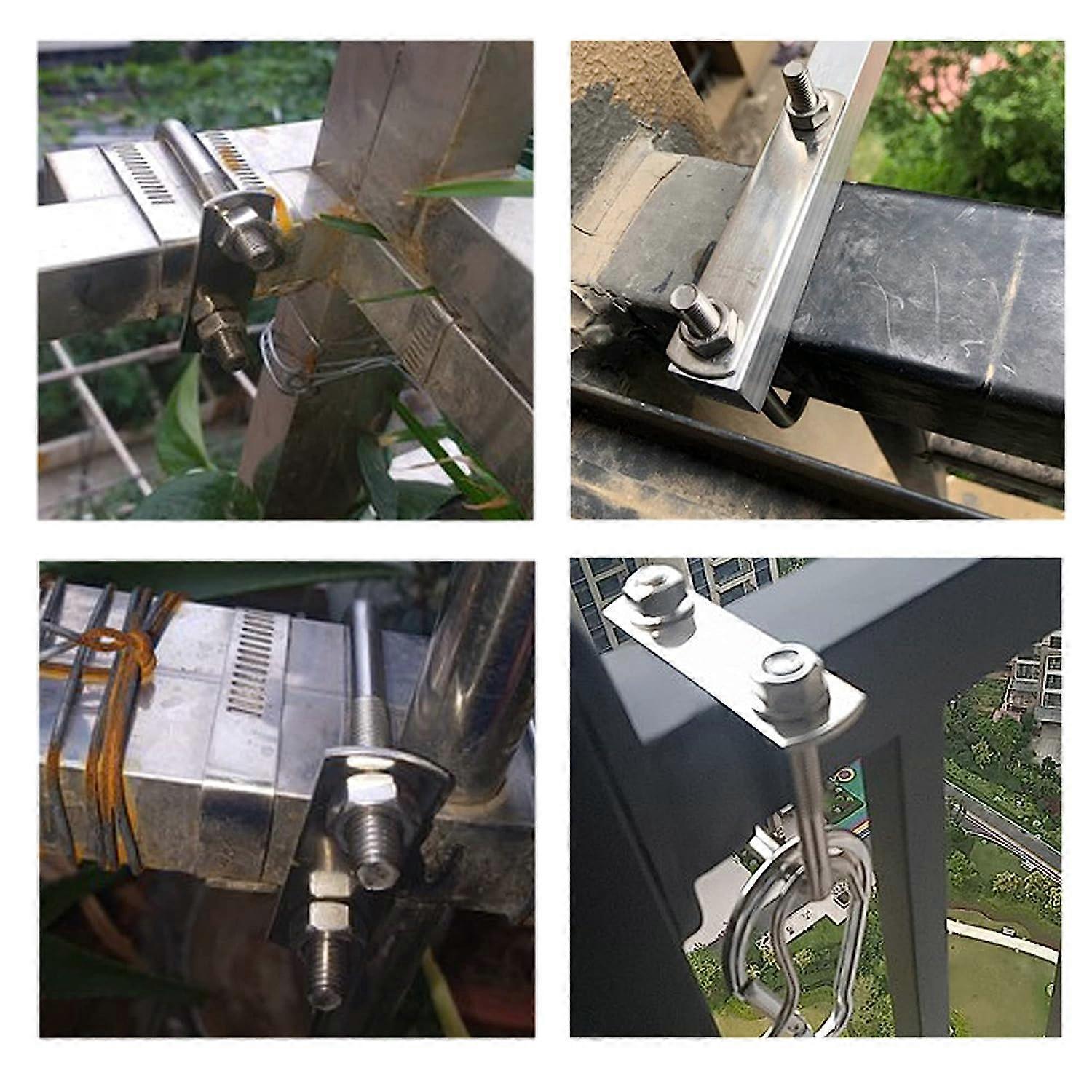 Stainless Steel U Bolts M6 M8 M10 Square U-Bolts – 304 Stainless Steel With Nuts, For Boat Trailer, Axle, General Use Marine Stainless Steel U Bolts - Foto 10