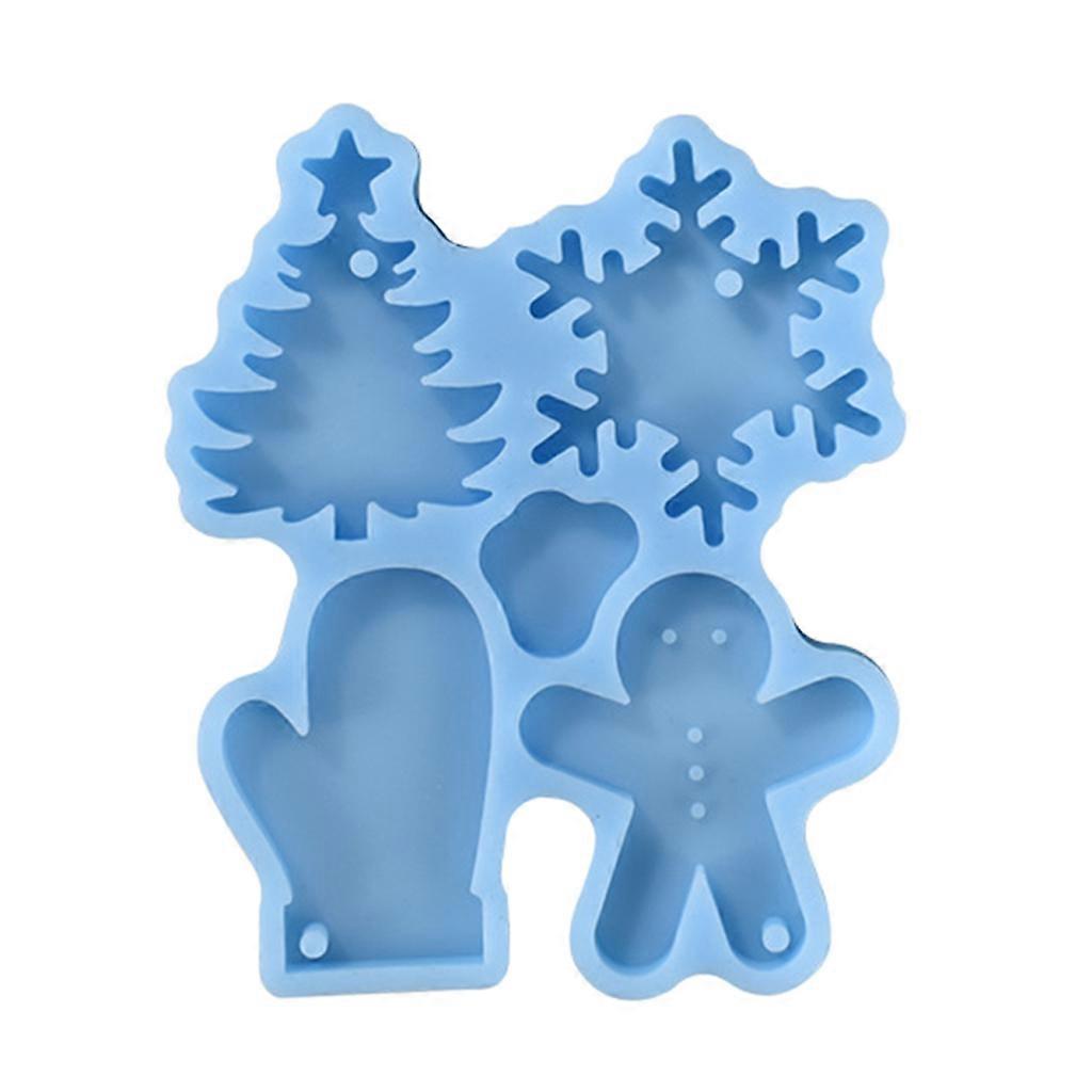 Practical Casting Tool Durable Diy Christmas Tree Snowman Snowflake Glove Shape