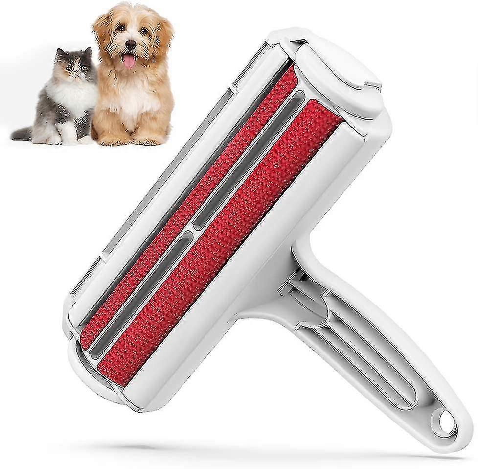 Pet Hair Remover Roller With Self Cleaning Base-MXBC