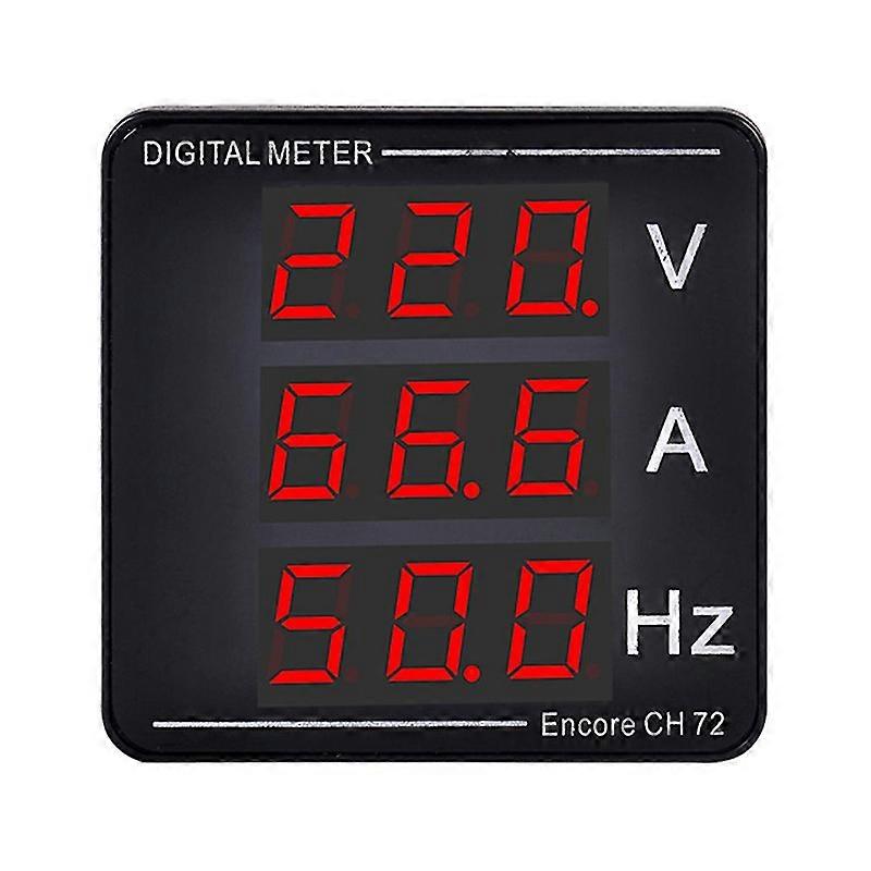 Digital Voltage Current Frequency Meter Panel Voltmeter Ammeter Led Display Yalo