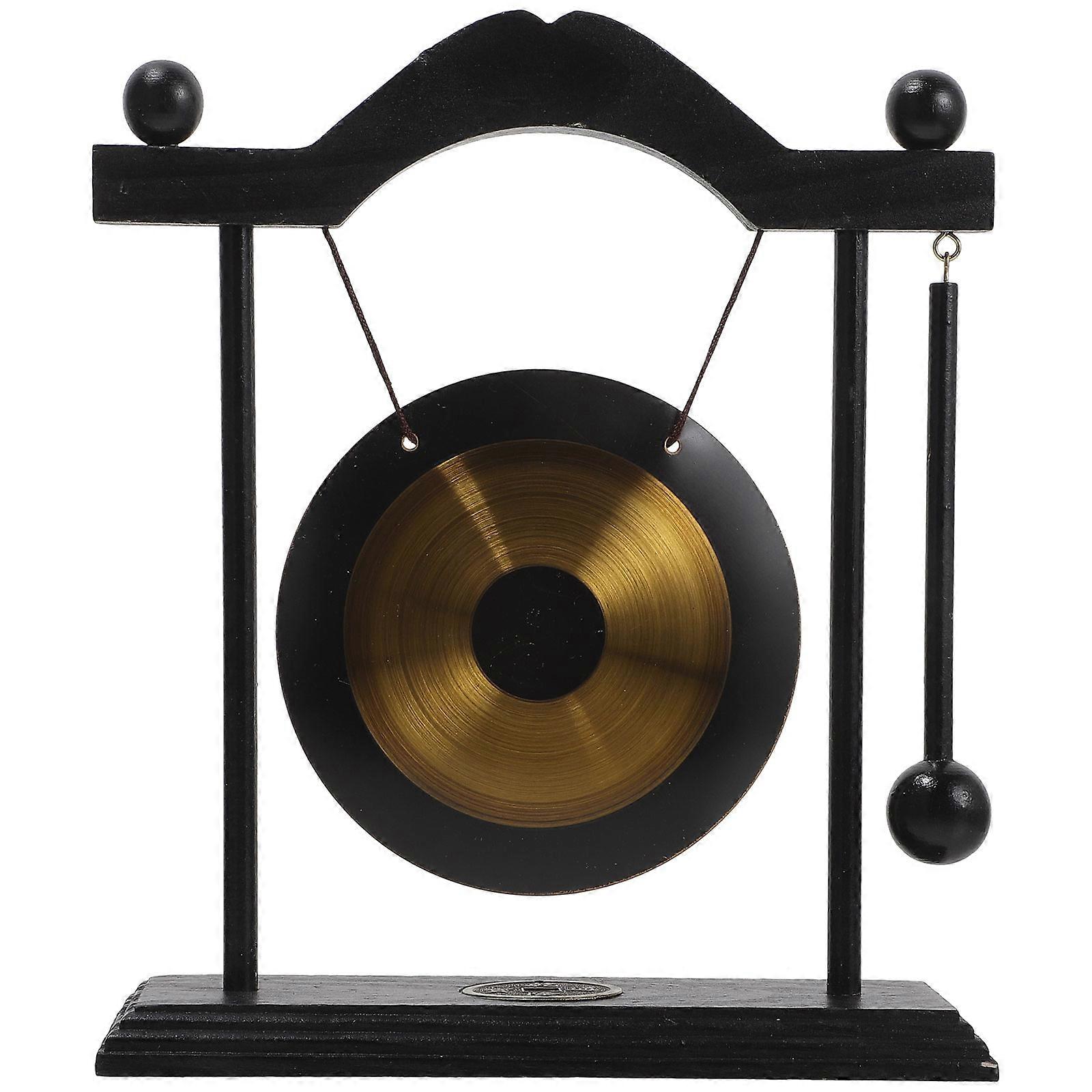 1 σετ ορείχαλκος Gong Desktop Zen Gong Housewarming Ευλογία δώρο Home Decor