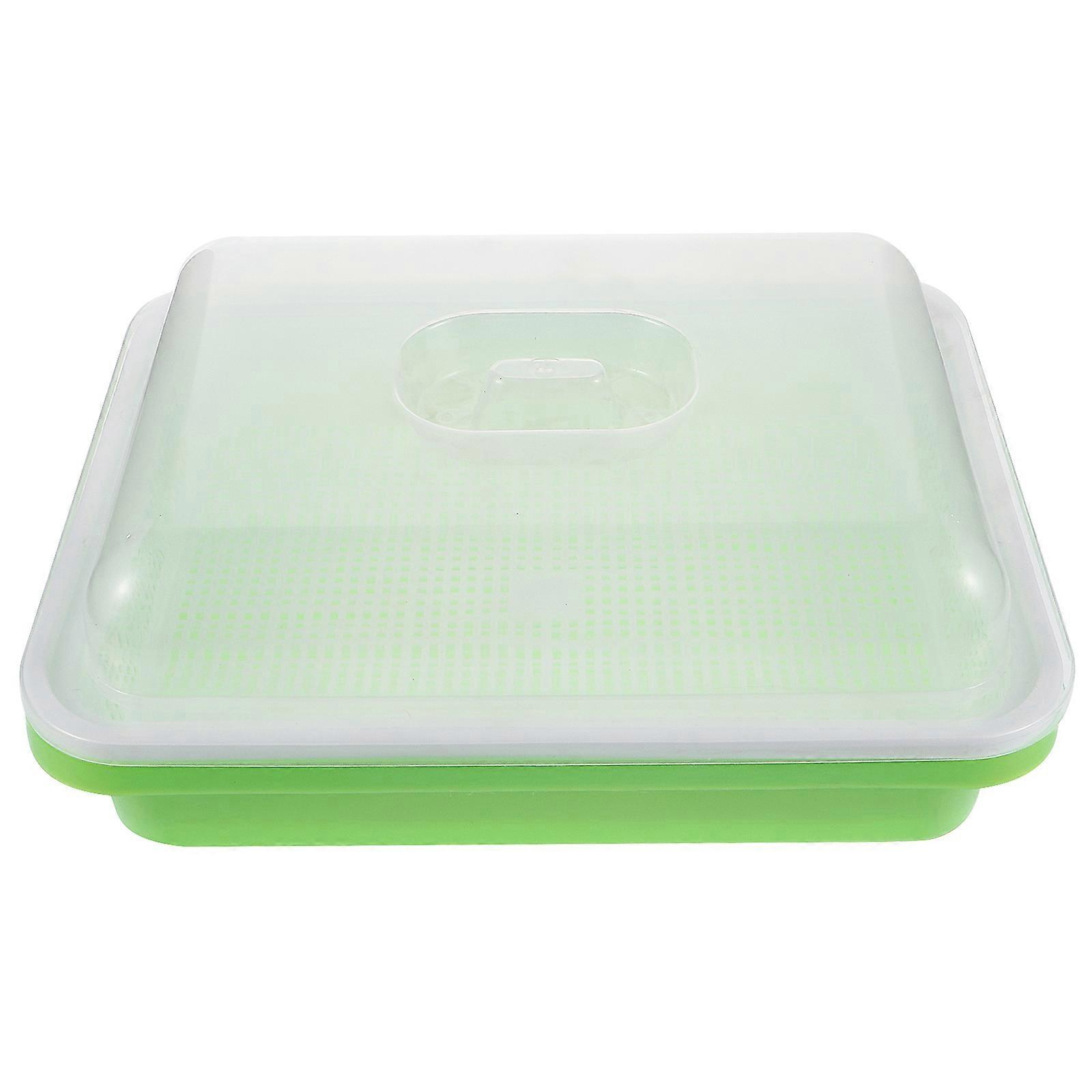 Thickened Sprouter Tray with Lid Germination Nursery Tray Tray