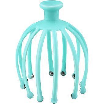 Massage Scratcher for Deep Relaxation, Bend Head Massager for Stress Relief,Hair Stimulation Manual