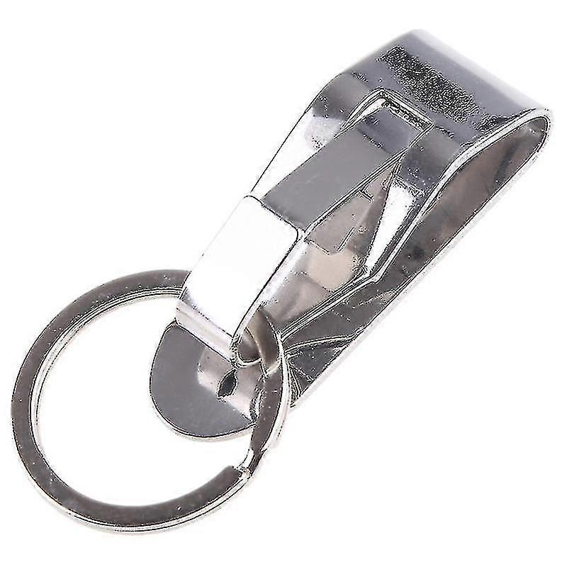 Stainless Steel Keyring Security Clip On Heavy Duty Belt Key Clip Belt Keychain