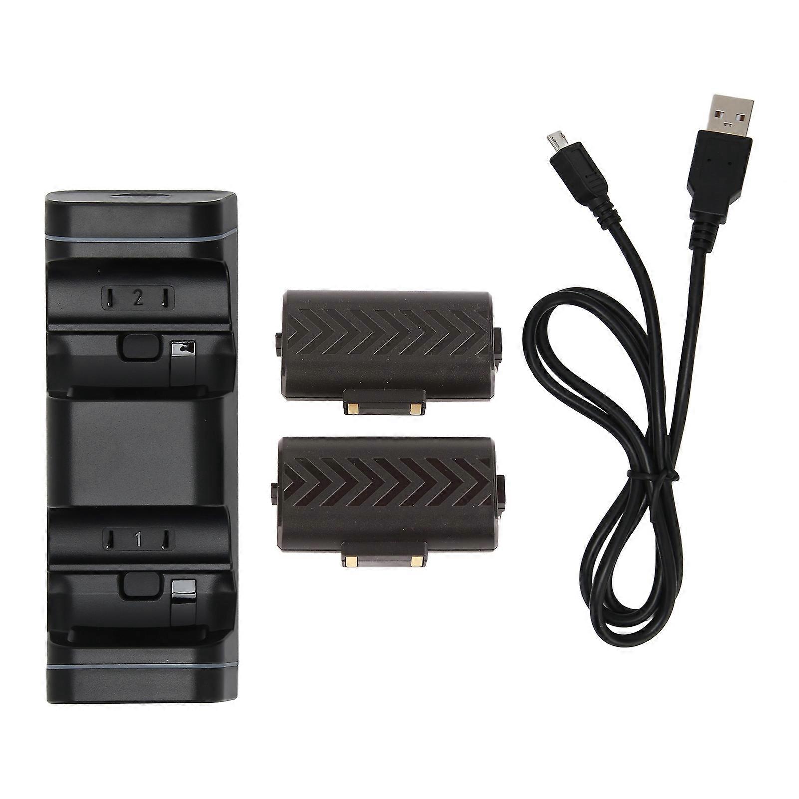 Controller Charging Station Professional Dual Charging Dock with 2pcs 800mAh Rechargeable Battery for Xbox Series X S